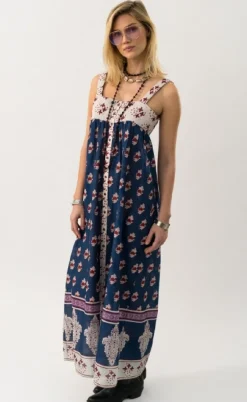 Lollys Laundry Kjole - Kia - Dark Blue