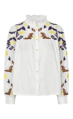 Lollys Laundry Skjorte - Fenga - White