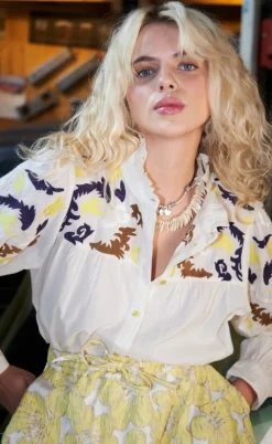 Lollys Laundry Skjorte - Fenga - White