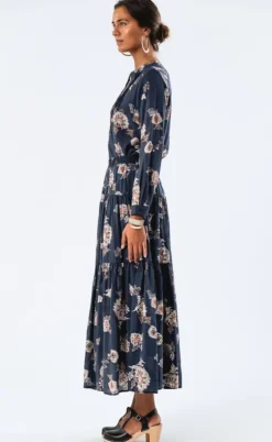 Lollys Laundry Skjorte - Helena - Dark Blue