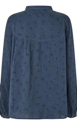 Lollys Laundry Skjorte - Nicky - Dark Blue