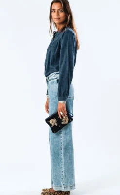 Lollys Laundry Skjorte - Nicky - Dark Blue