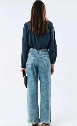 Lollys Laundry Skjorte - Nicky - Dark Blue