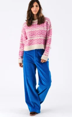 Lollys Laundry Sweater - Lottie Jumper - Neon Pink