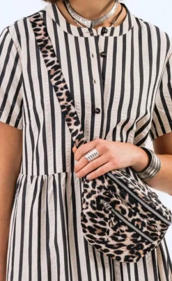 Lollys Laundry Taske - Holly - Leopard Print