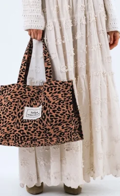 Lollys Laundry Taske - Hydra Shopper Bag - Leopard Print