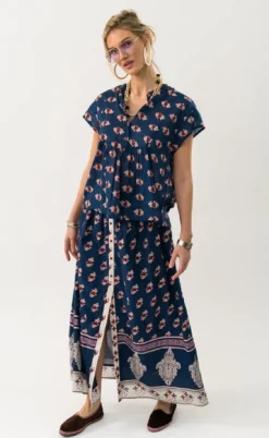 Lollys Laundry Top - Molly - Dark Blue