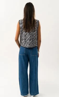 Lollys Laundry Vest - Cairo - Leopard Print