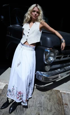 Lollys Laundry Vest - Torino - Creme