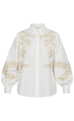 Love & Divine Bluse - Love1142 - White/Sand