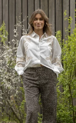 Love & Divine Bluse - Love1142 - White/Sand