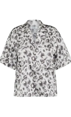 Love & Divine Bluse - Love1175-1 - Blurred Leo