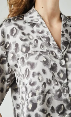 Love & Divine Bluse - Love1175-1 - Blurred Leo