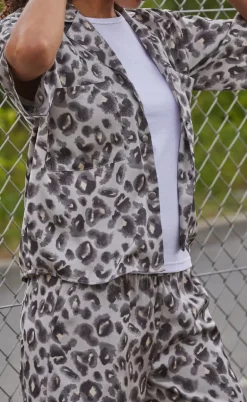 Love & Divine Bluse - Love1175-1 - Blurred Leo