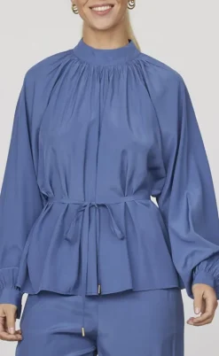 Love & Divine Bluse - Love1201 - Mid Blue