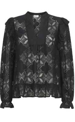 Love & Divine Bluse - Love1234 - Black Lace