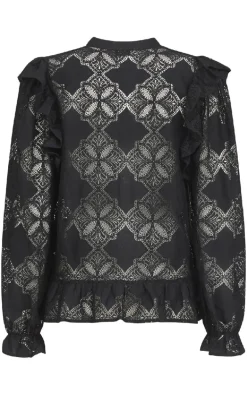 Love & Divine Bluse - Love1234 - Black Lace