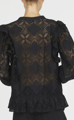 Love & Divine Bluse - Love1234 - Black Lace