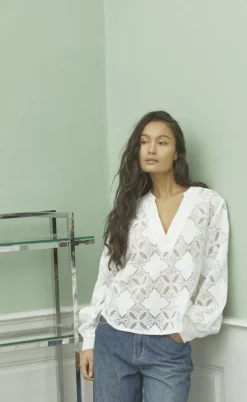 Love & Divine Bluse - Love1307 - Cream Lace