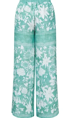 Love & Divine Bukser - Love1176-4 - Green Flower