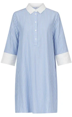 Love & Divine Kjole - Love441-34  -  Blue Stripe