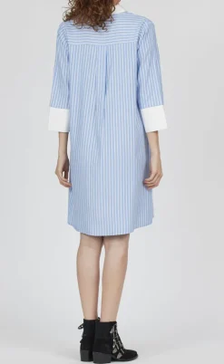 Love & Divine Kjole - Love441-34  -  Blue Stripe