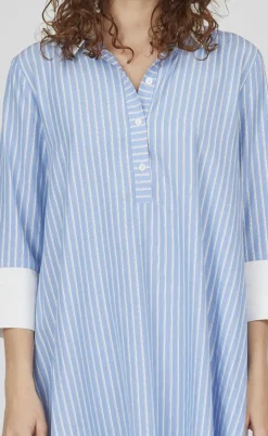 Love & Divine Kjole - Love441-34  -  Blue Stripe