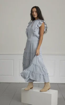 Love & Divine Nederdel - Love1326 - Blue/White Stripe