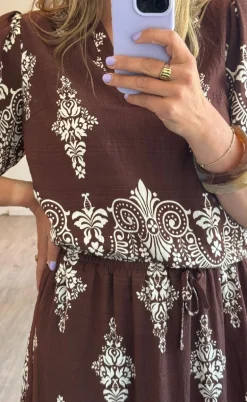 Love & Divine Nederdel - Love1369 - Brown/Paisley