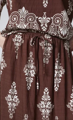 Love & Divine Nederdel - Love1369 - Brown/Paisley