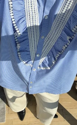 Love & Divine Skjorte - Love1295 - Blue/White