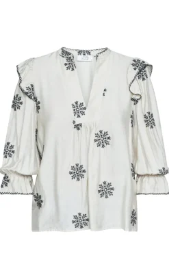 Love & Divine Skjorte - Love1347 - Bamboo/Black Flower