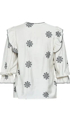 Love & Divine Skjorte - Love1347 - Bamboo/Black Flower