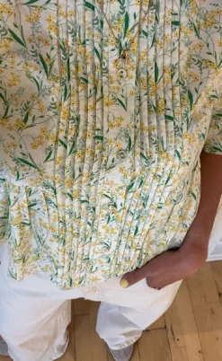 Love & Divine Skjorte - Love1372 - Yellow Flower