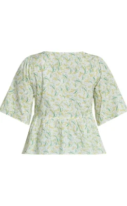 Love & Divine Skjorte - Love1372 - Yellow Flower