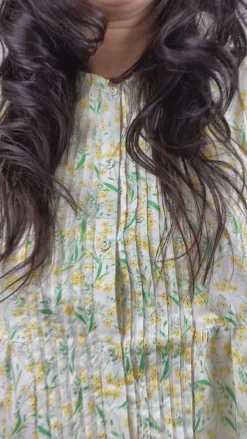 Love & Divine Skjorte - Love1372 - Yellow Flower