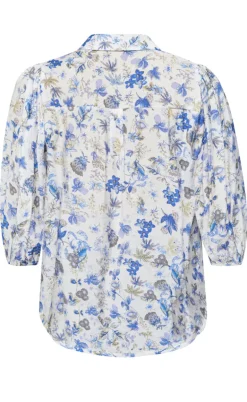 Love & Divine Skjorte - Love436-14 - Blue Flower