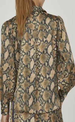 Love & Divine Skjorte - Love919-14 - Golden Snake