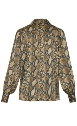 Love & Divine Skjorte - Love919-14 - Golden Snake