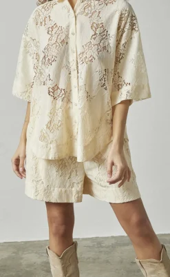 Love & Divine Skjorte - Love971-8 - Porcelain