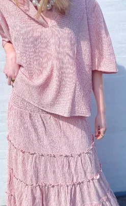 Love & Divine Top - Love1296-1 - Red/White Stripe