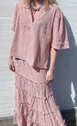 Love & Divine Top - Love1296-1 - Red/White Stripe