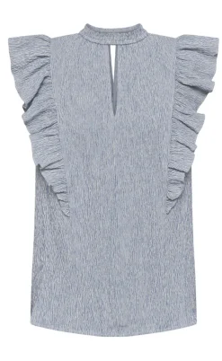 Love & Divine Top - Love1327 - Blue/White Stripe