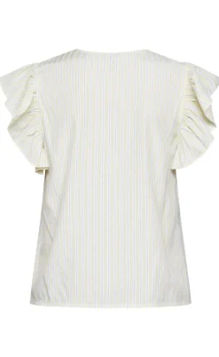 Love & Divine Top - Love1382 - Banana/Stripe