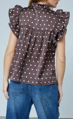 Love & Divine Top - Love1387 - Brown/Dot