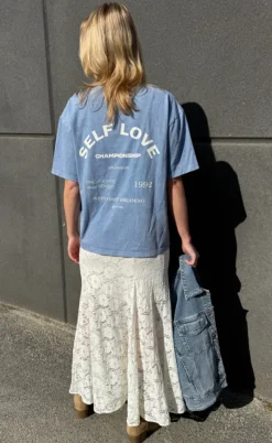 Love & Divine T-shirt - Love1303-2 - Blue Wash