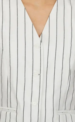 Love & Divine Vest - Love1044-1 - Cream/Black