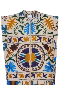 Love & Divine Vest - Love1252  -  Sand Multi