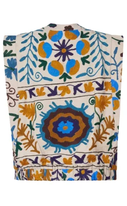 Love & Divine Vest - Love1252  -  Sand Multi