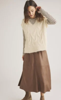 Luxzuz Bluse - Amar - Choco Lux